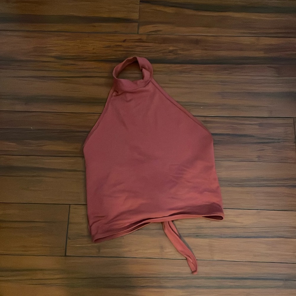 EUC 5 dancewear halter top with tie back